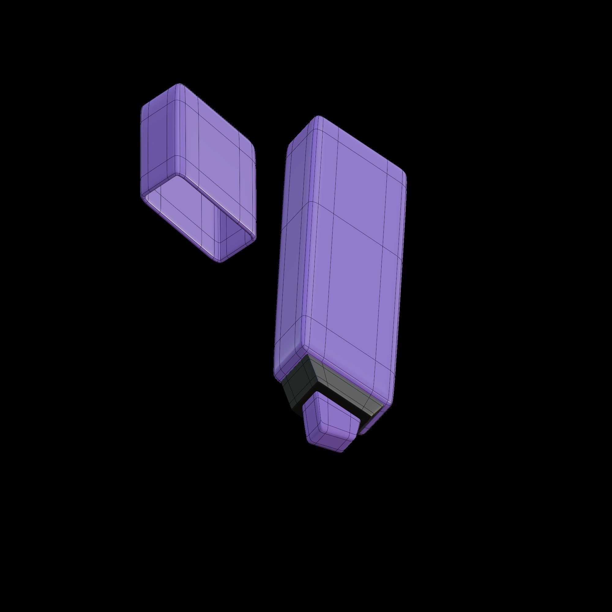 Marker - stylized icon 3D model_7