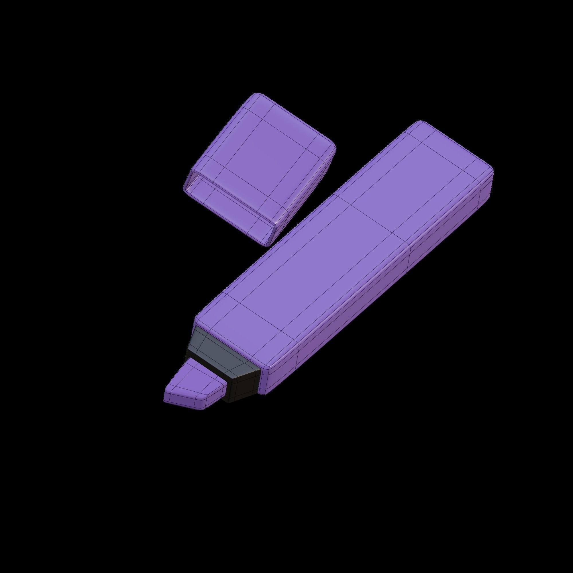 Marker - stylized icon 3D model_13