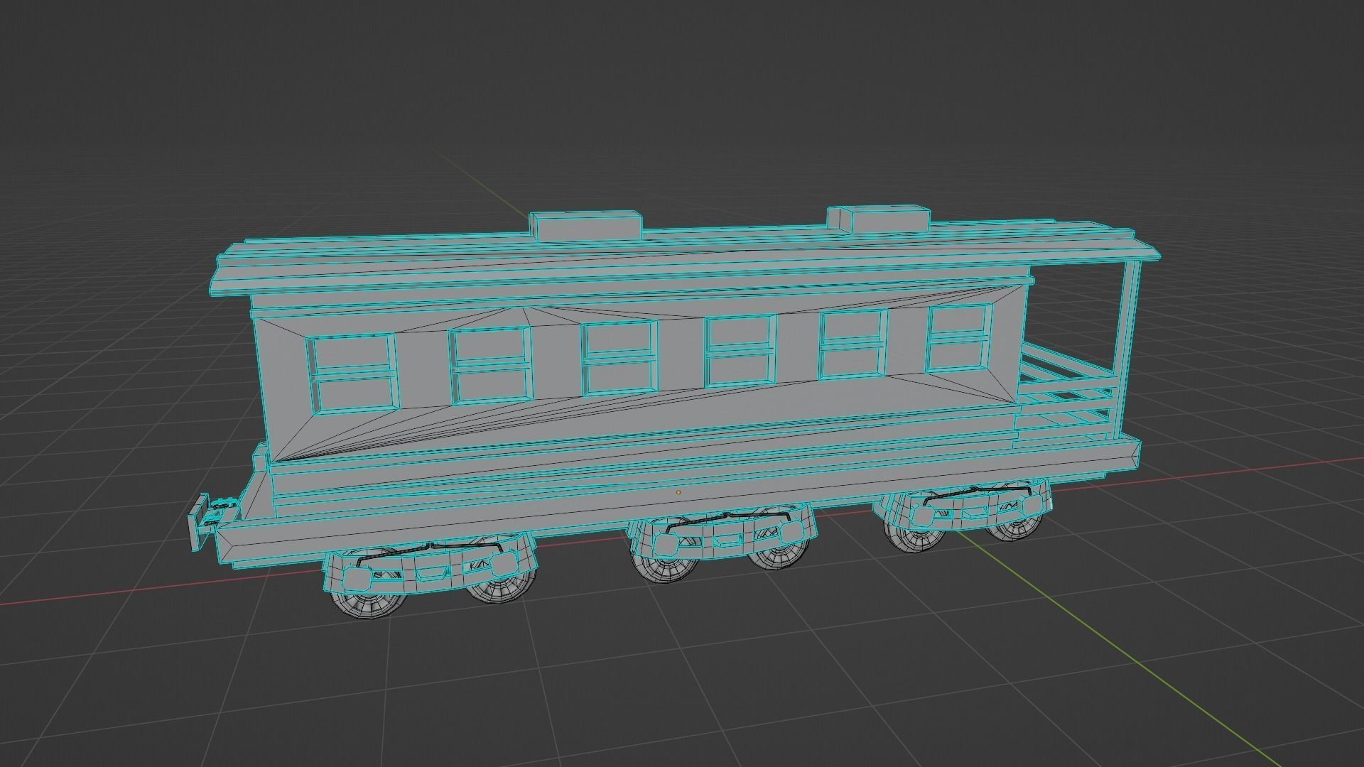 Locomotive c5795 PBR Low poly game ready Low-poly 3D model_16