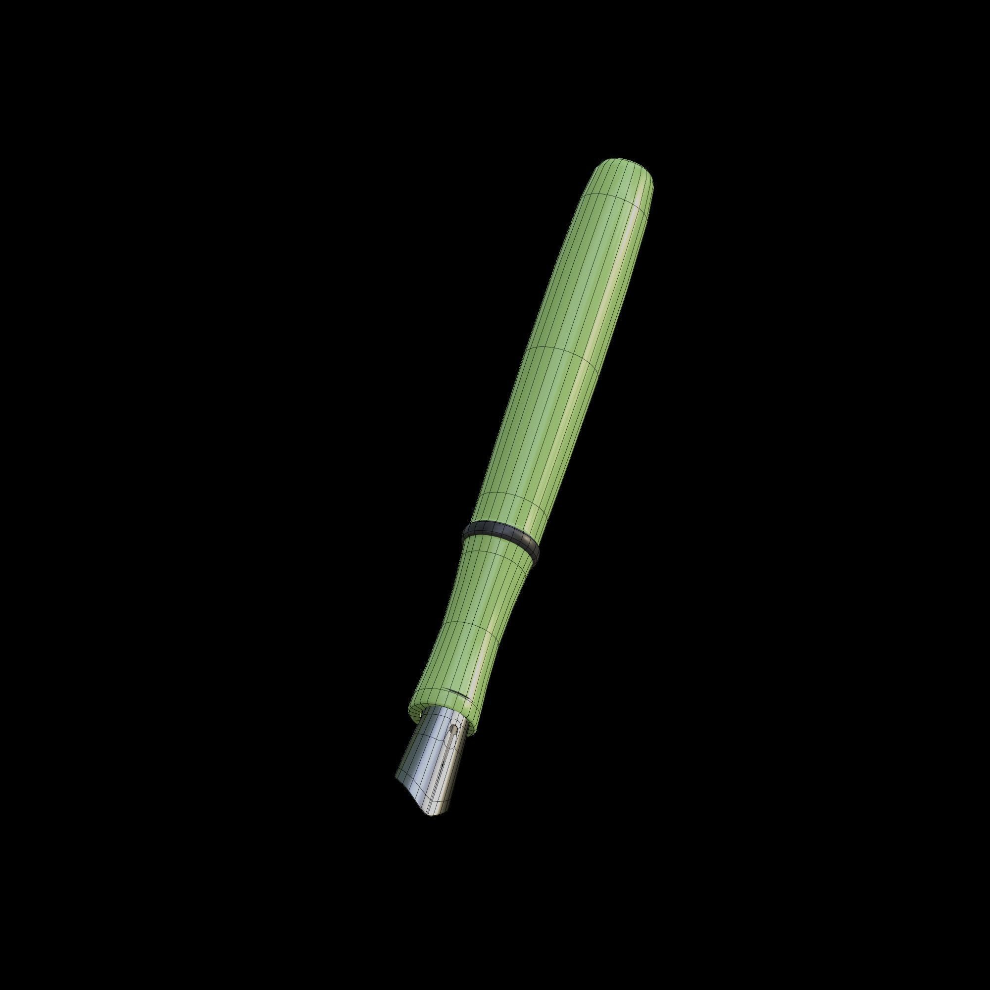 Fountain Pen - stylized icon 3D model_11