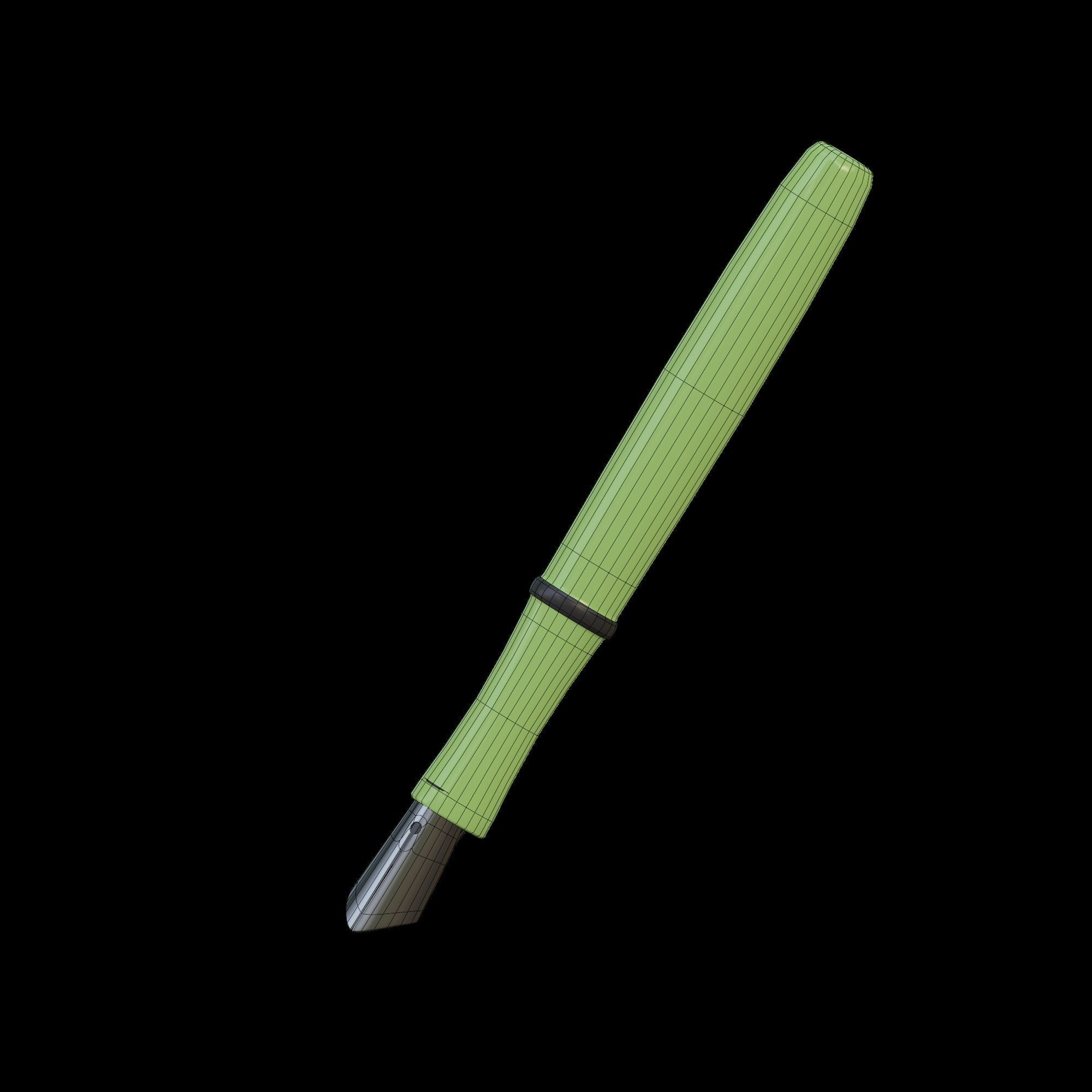 Fountain Pen - stylized icon 3D model_12