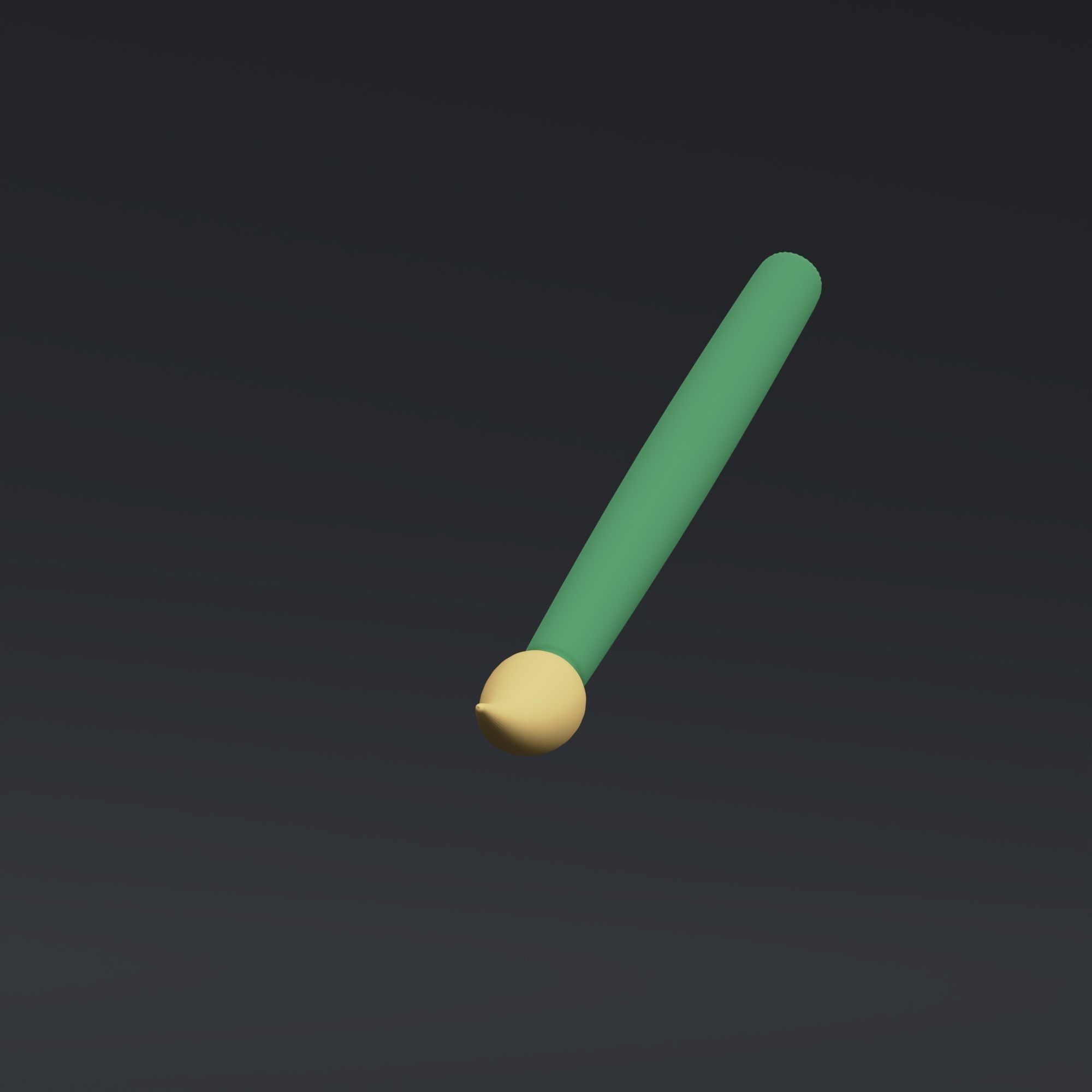 Brush - stylized icon 3D model