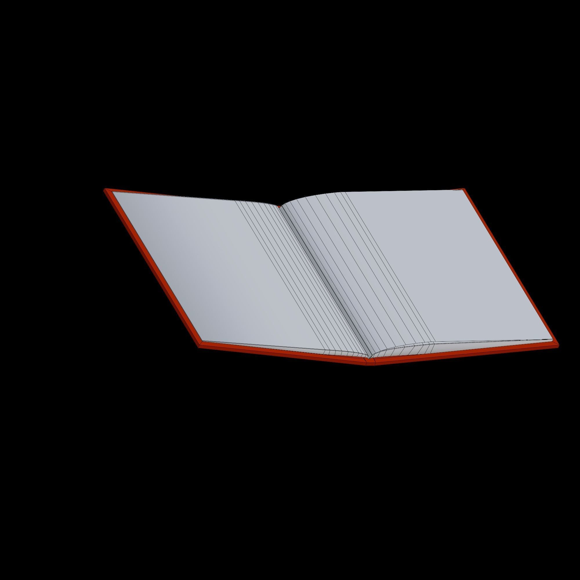 Booklet - stylized icon Low-poly 3D model_11