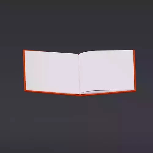 Booklet - stylized icon Low-poly 3D model