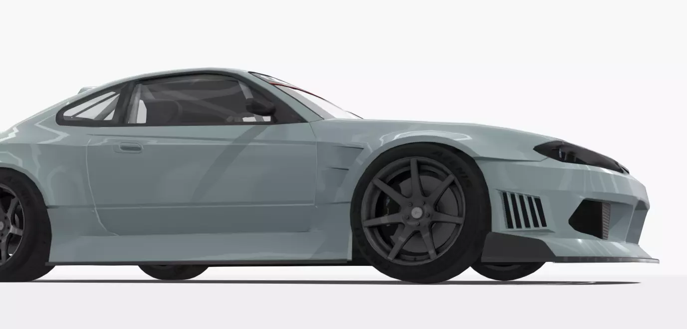 Nissan Silvia S15 Drift 3D model_0