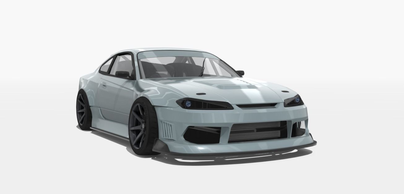 Nissan Silvia S15 Drift 3D model_2