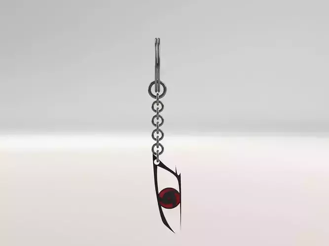 sharingan itachi keychain 3D print model