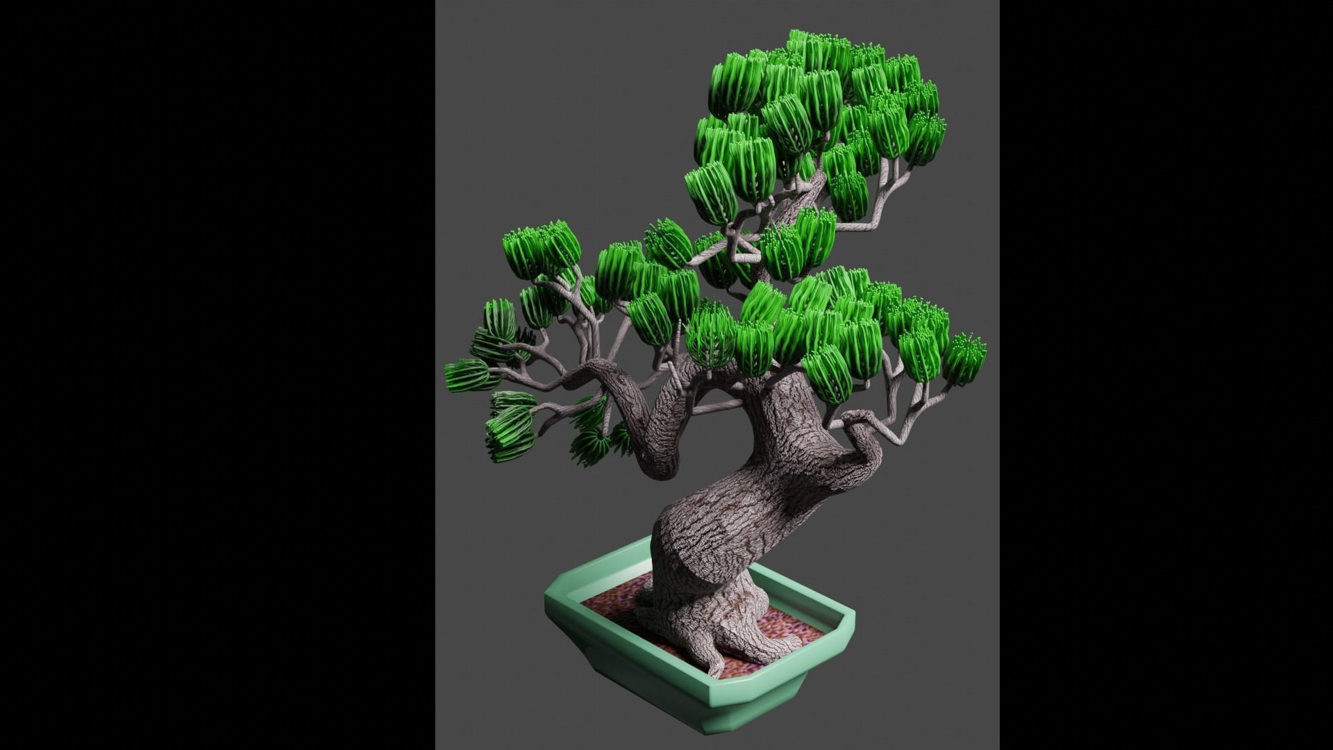 Bonsai tree 3D model_2