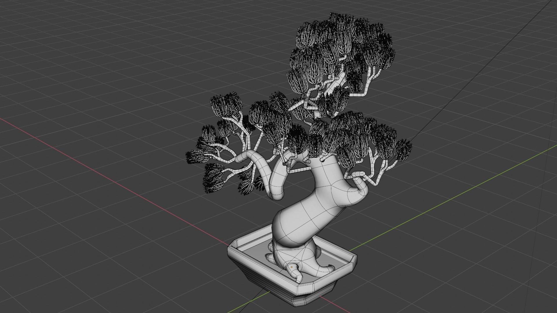 Bonsai tree 3D model_3
