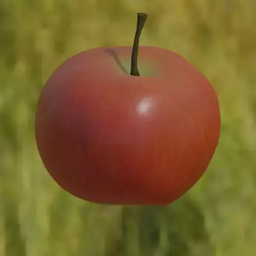 apple in field