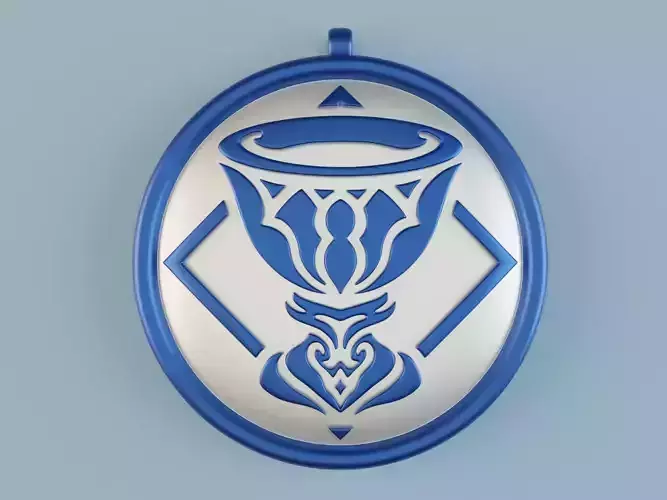 Genshin Impact Barbara Pegg Emblem pendant 3D print model