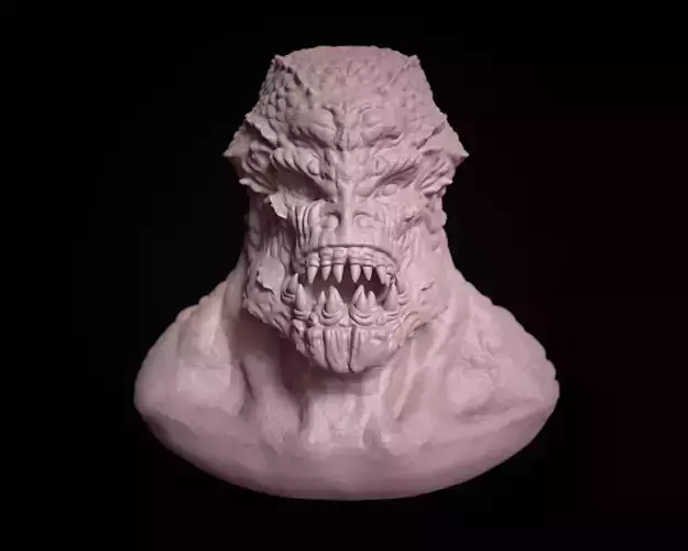 Bust of an alien Reigo
