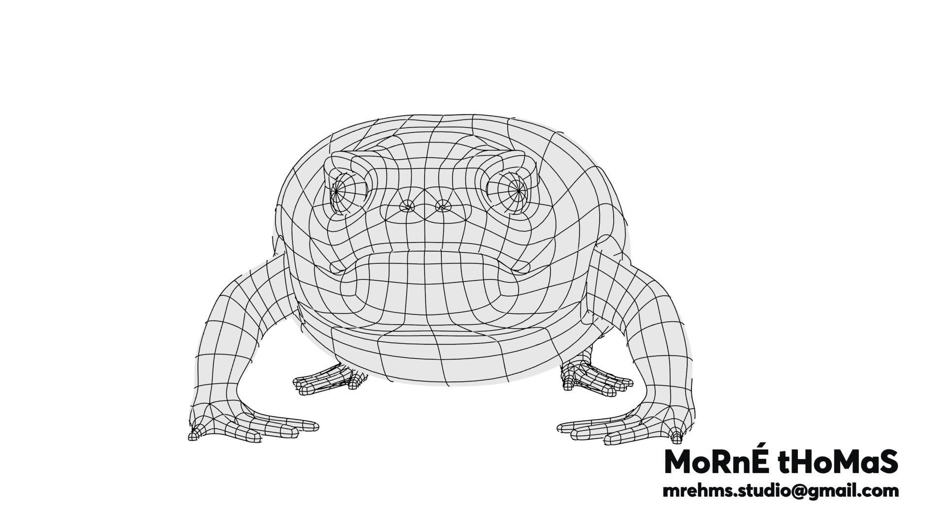 Cape Rain Frog Free 3D model_4