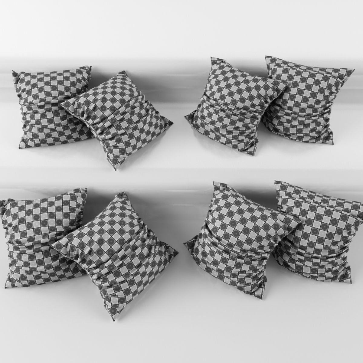 Pillows Classic 3D model_2