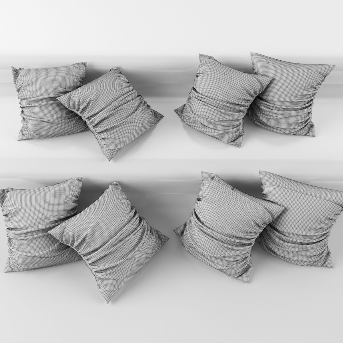 Pillows Classic 3D model_1