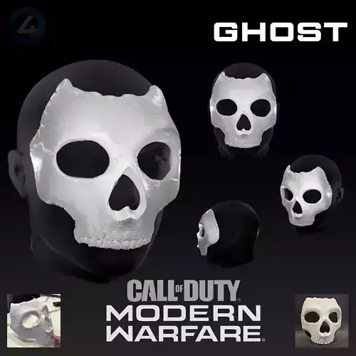GHOST MASK FROM CALL OF DUTY MW 3D print model