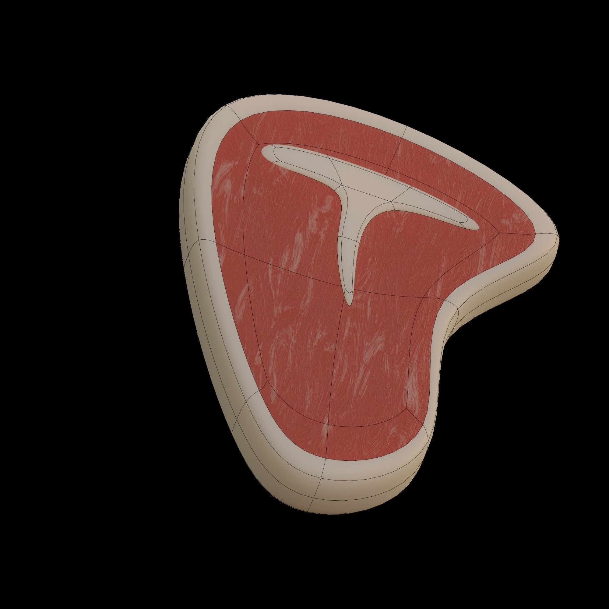 T Bone Steak 3D model_11