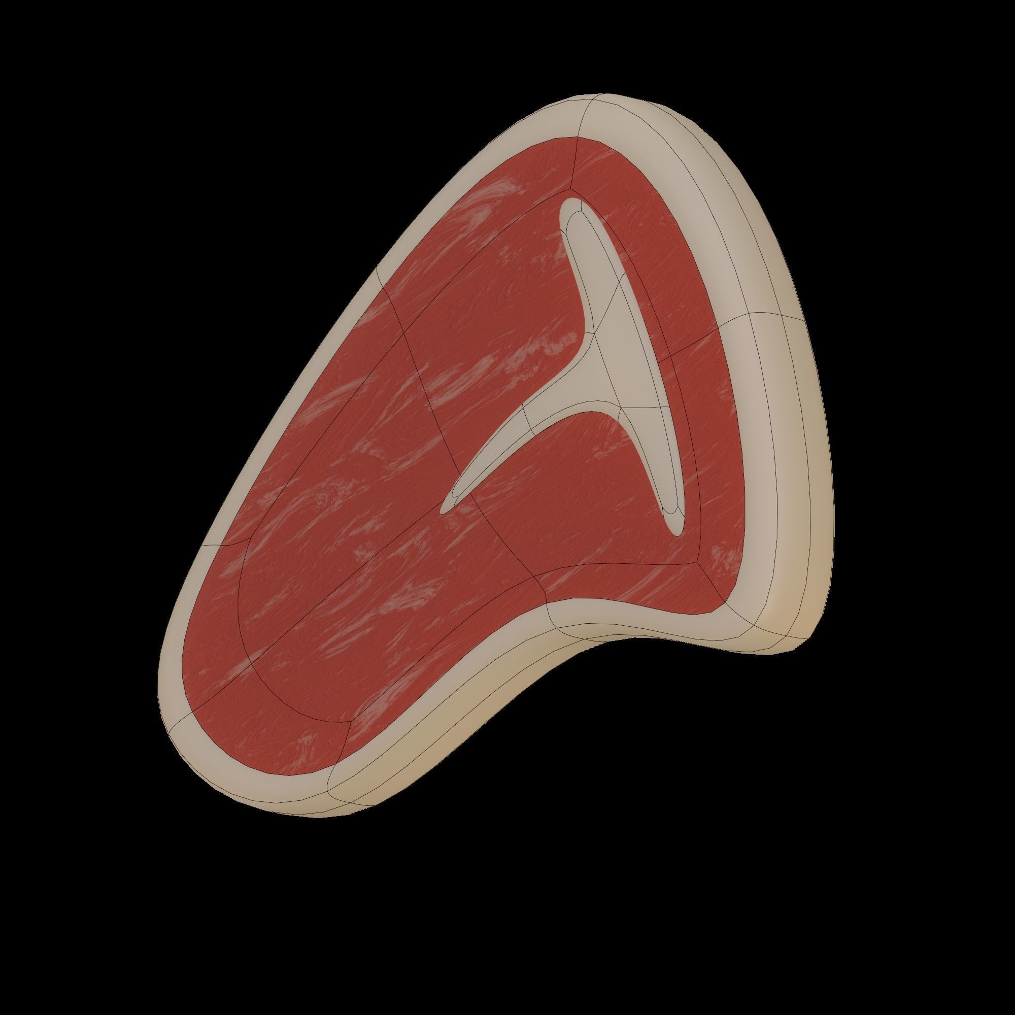 T Bone Steak 3D model_9