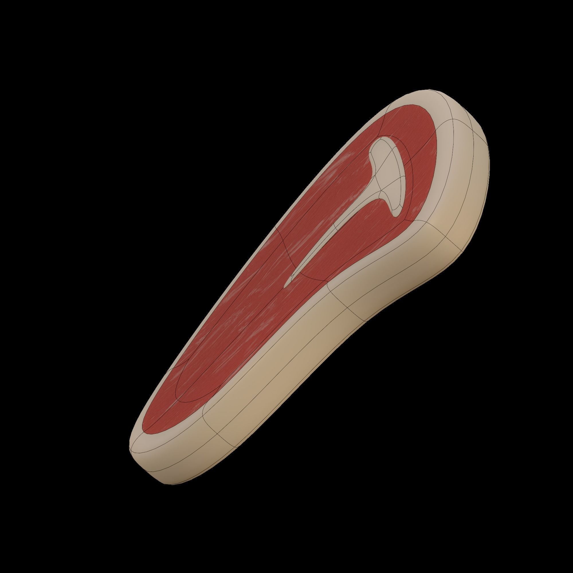 T Bone Steak 3D model_8