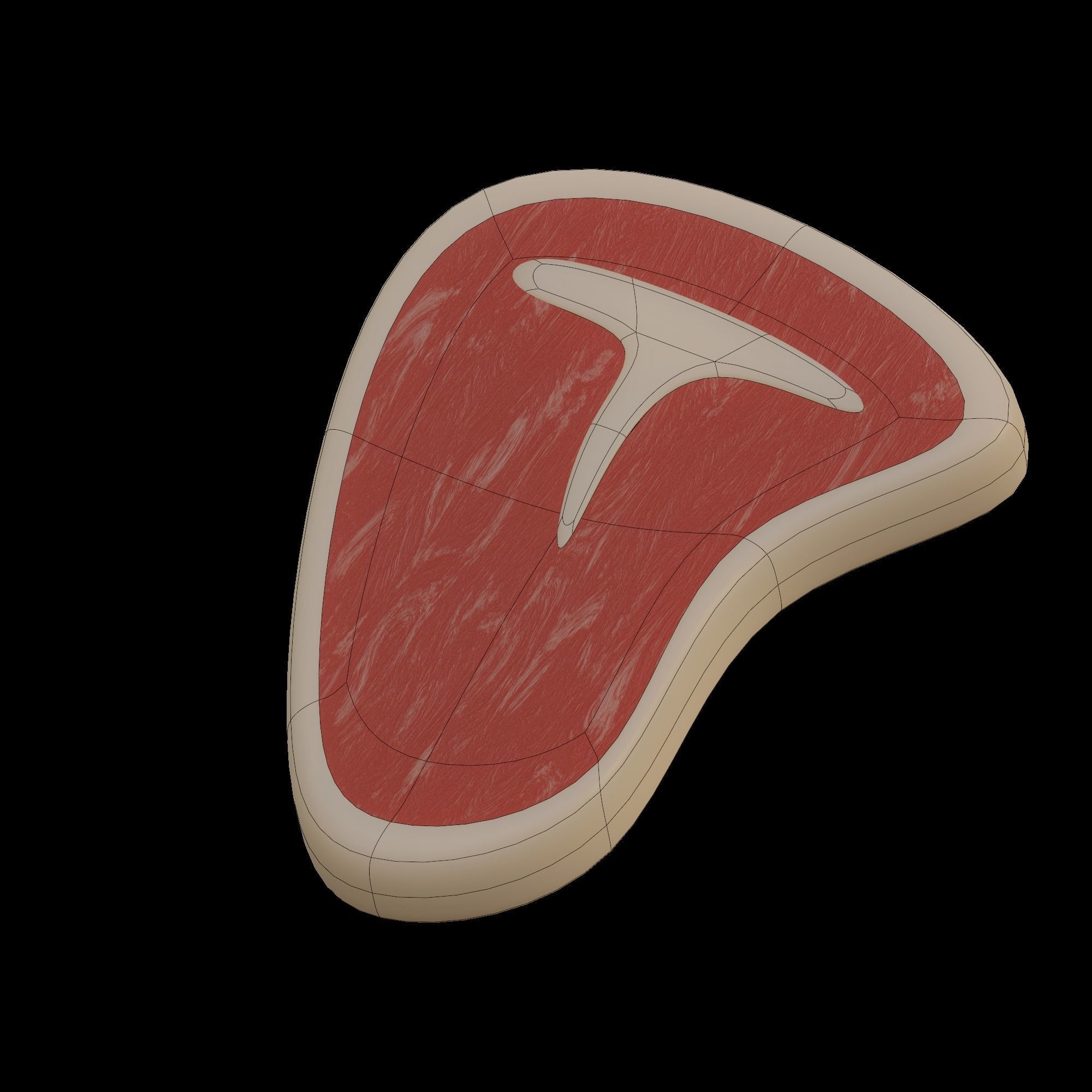T Bone Steak 3D model_13