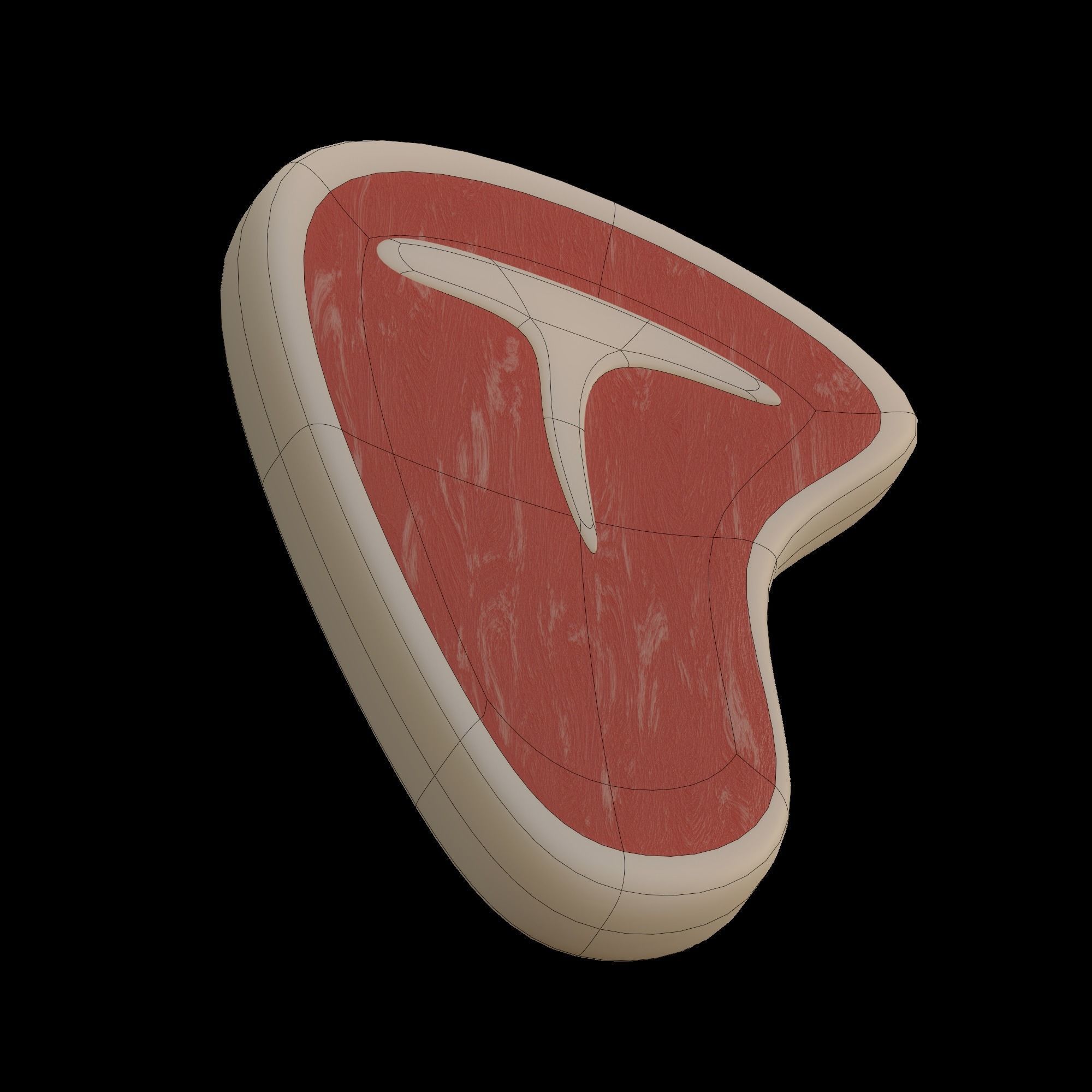 T Bone Steak 3D model_7