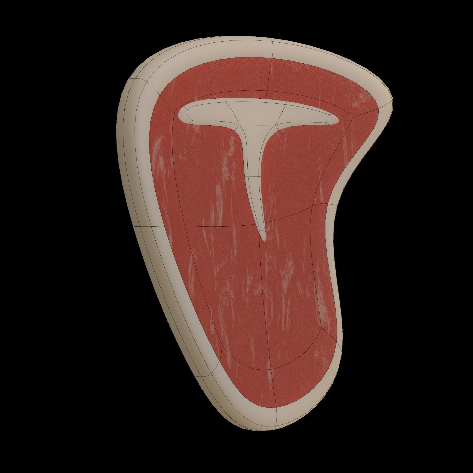 T Bone Steak 3D model_10