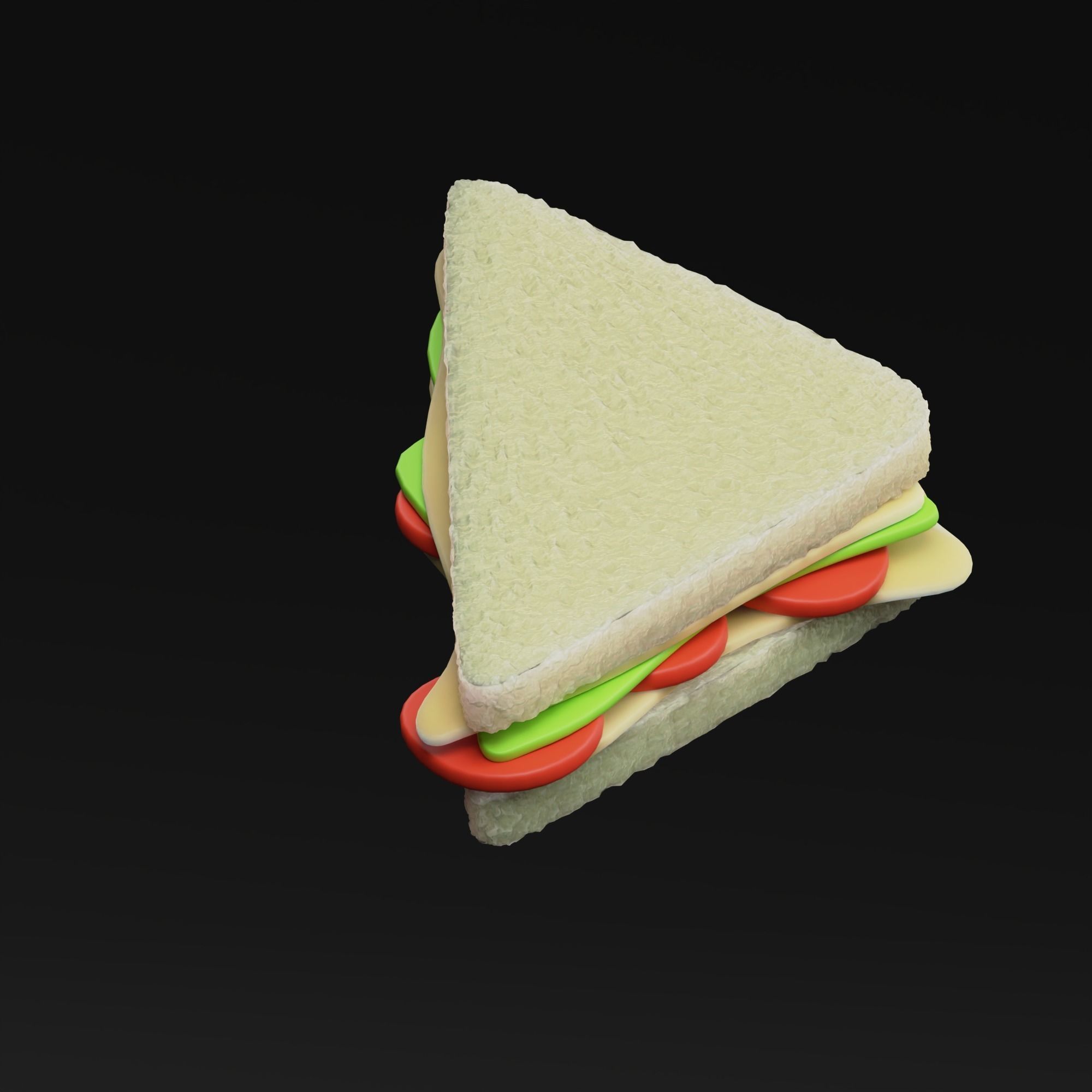 Sandwich 3D model CGTrader