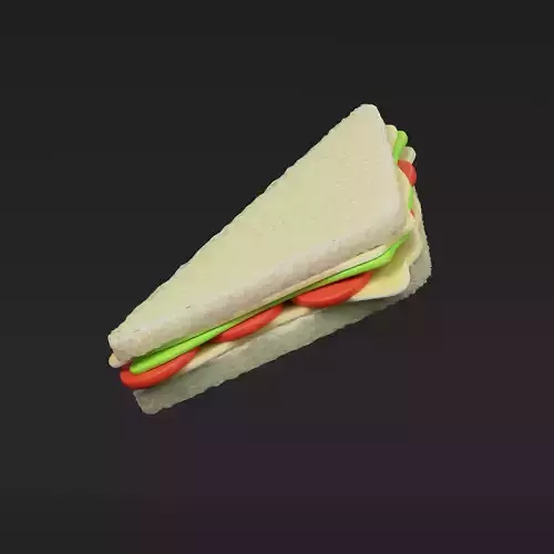 Sandwich 3D model