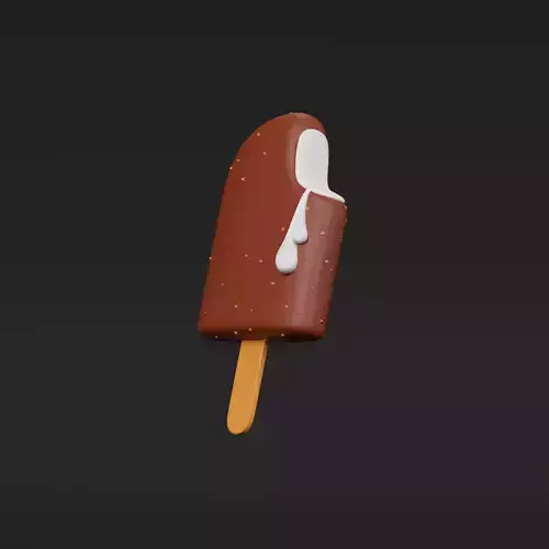 Ice cream - stylized cartoon icon