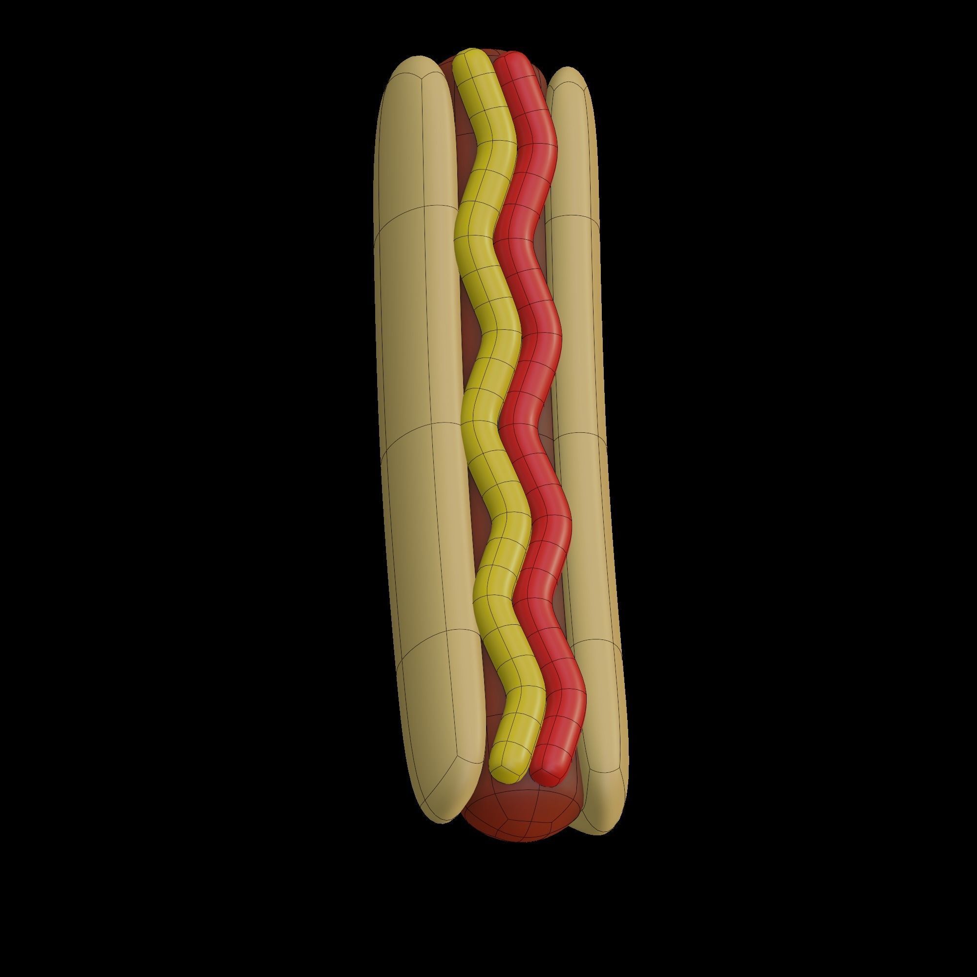 HotDog hot dog 3D model_10
