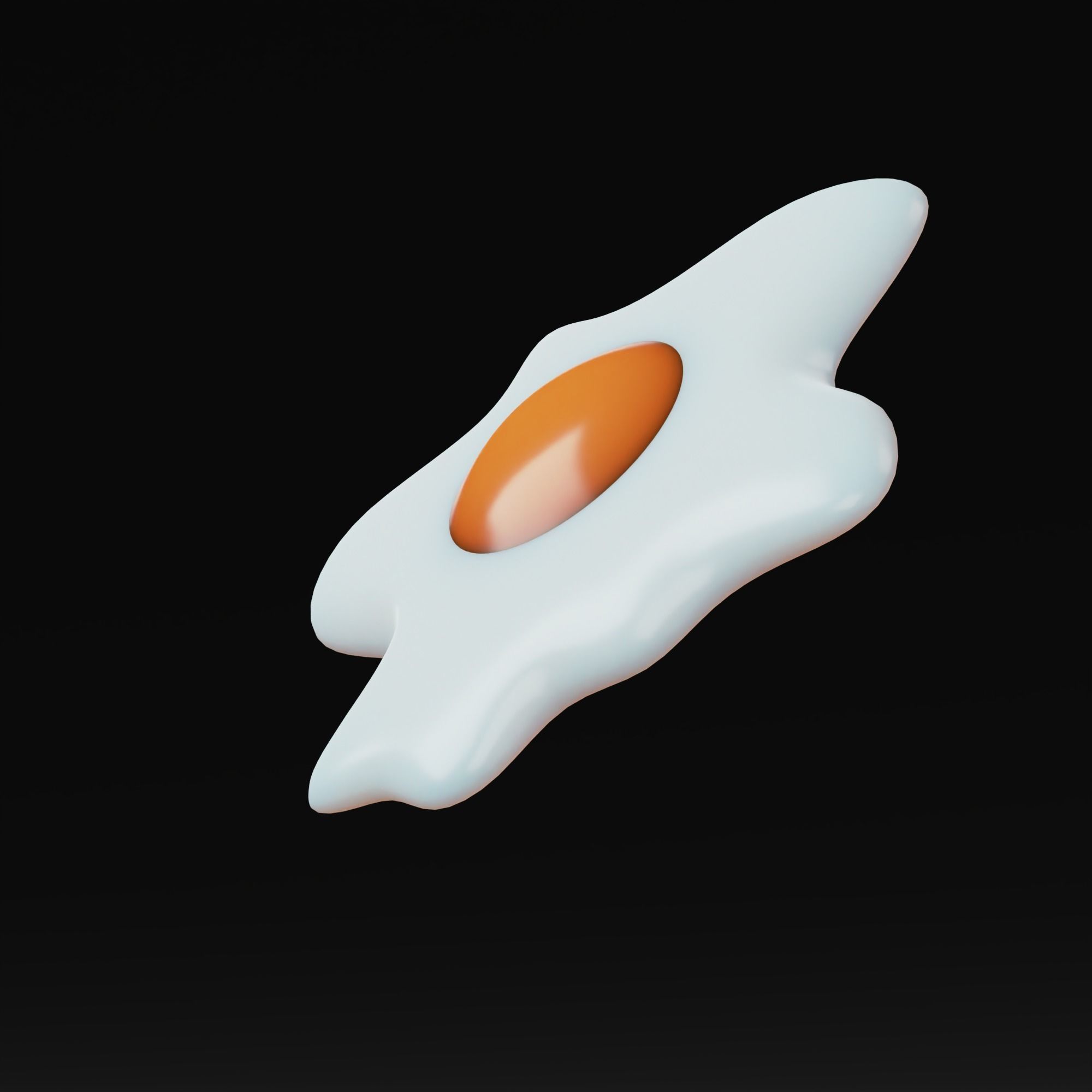 Fried Eggs 3D model_5