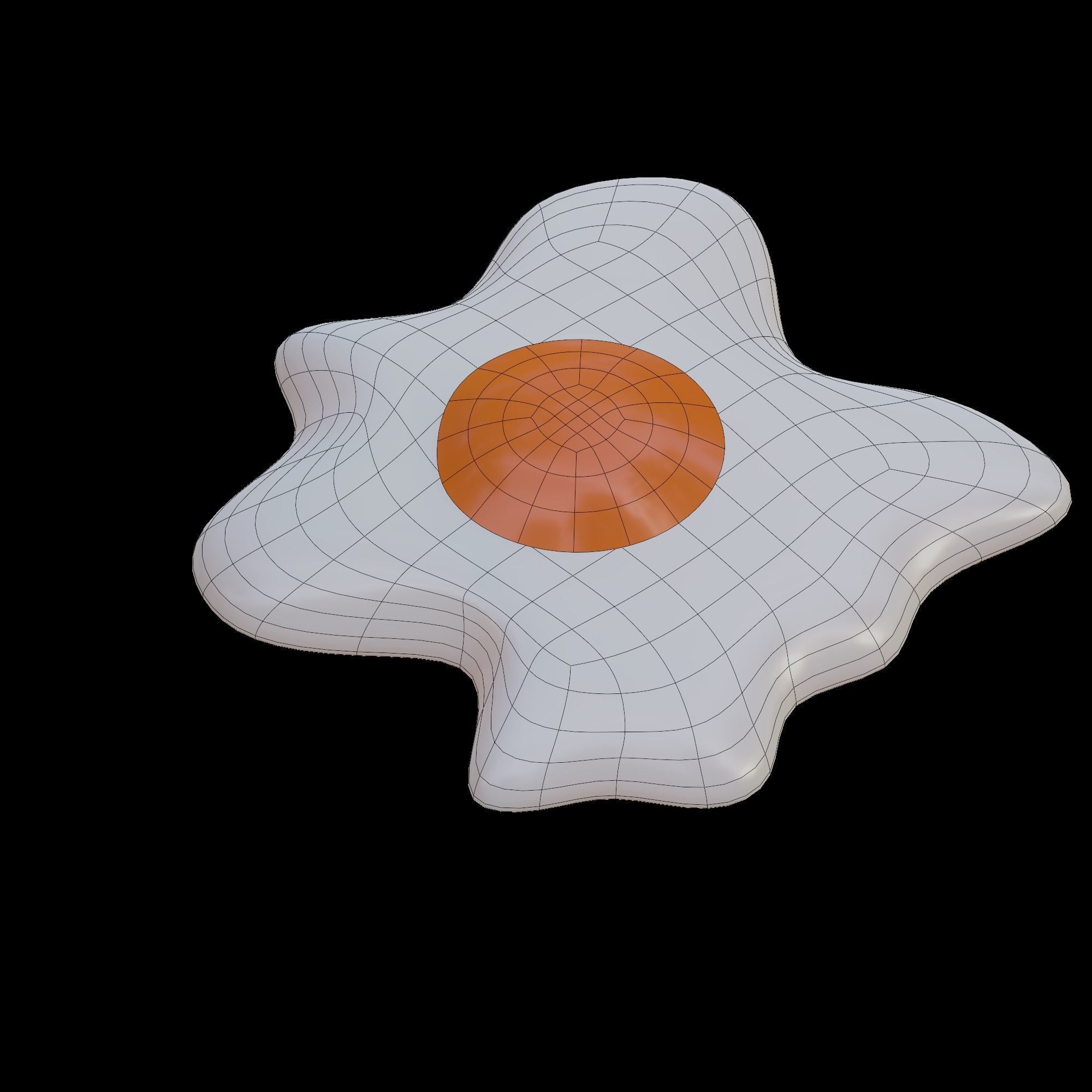 Fried Eggs 3D model_13