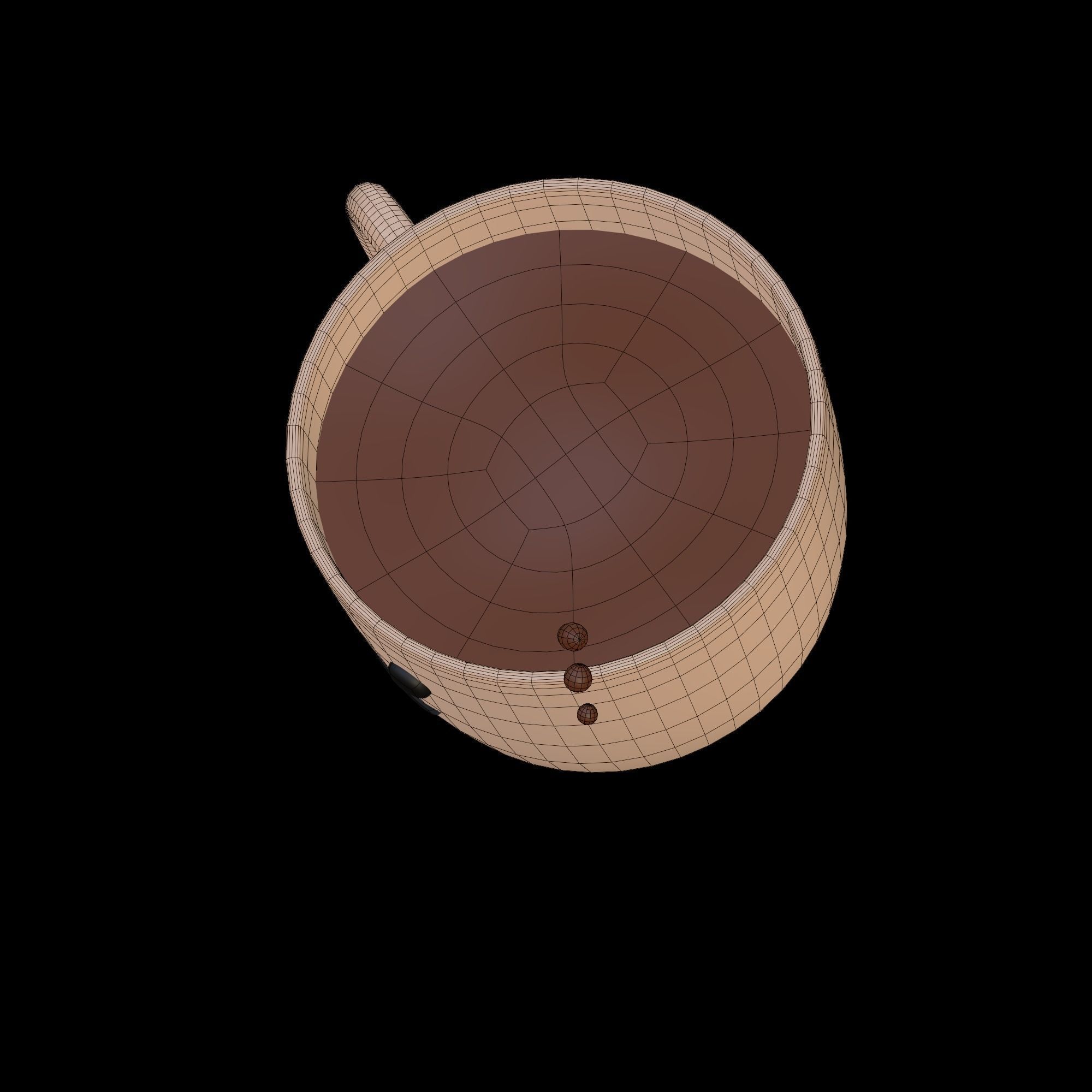 Coffee Cup - Cute Stylized 3D icon 3D model_9