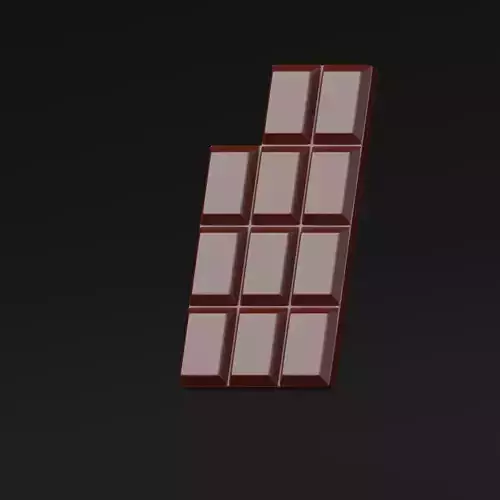 Chocolate Plain 3D model