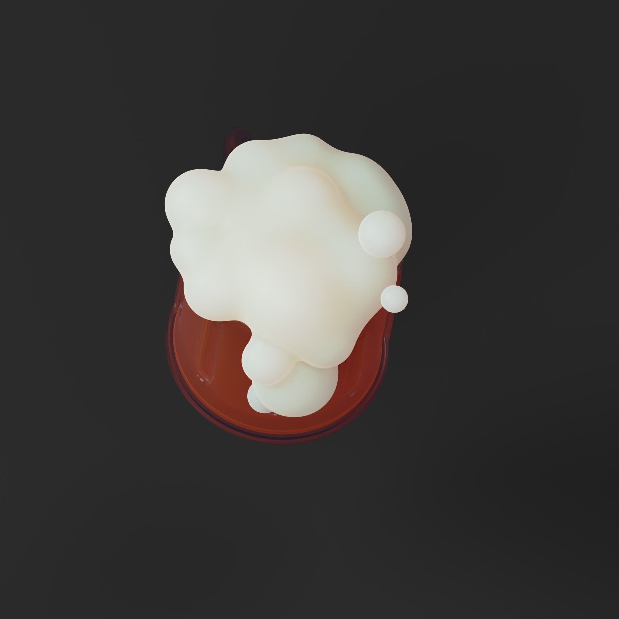 Beer - Stylized Cartoon icon 3D model_5