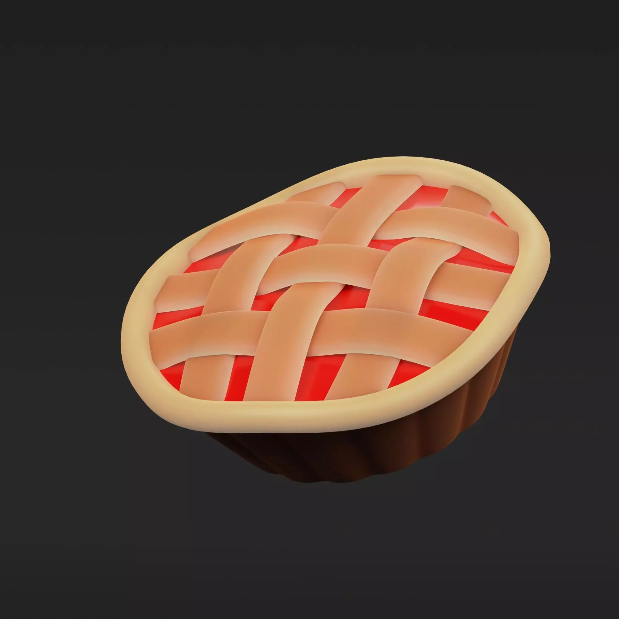 Apple Pie 3D model_0