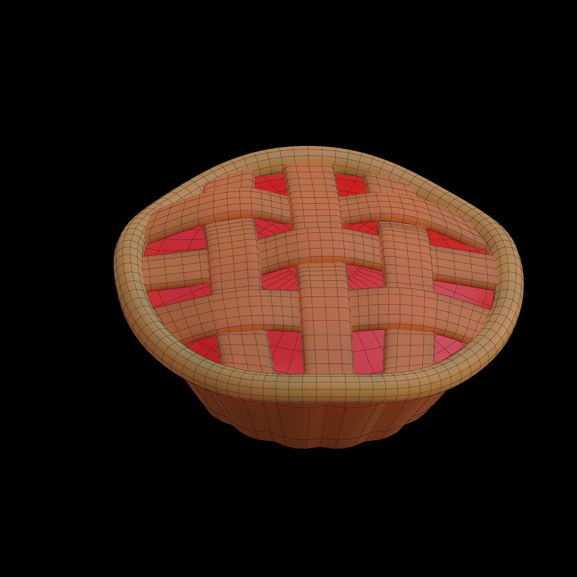 Apple Pie 3D model_11