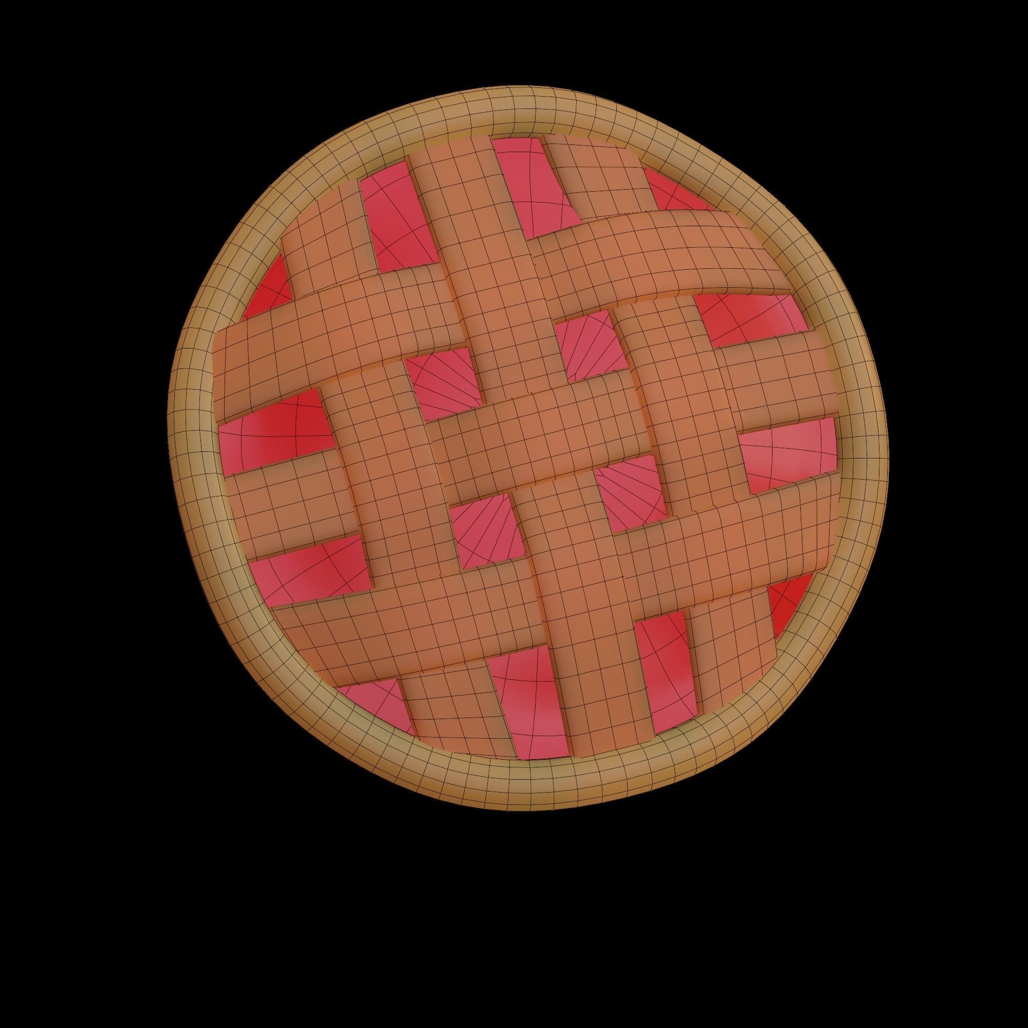 Apple Pie 3D model_10