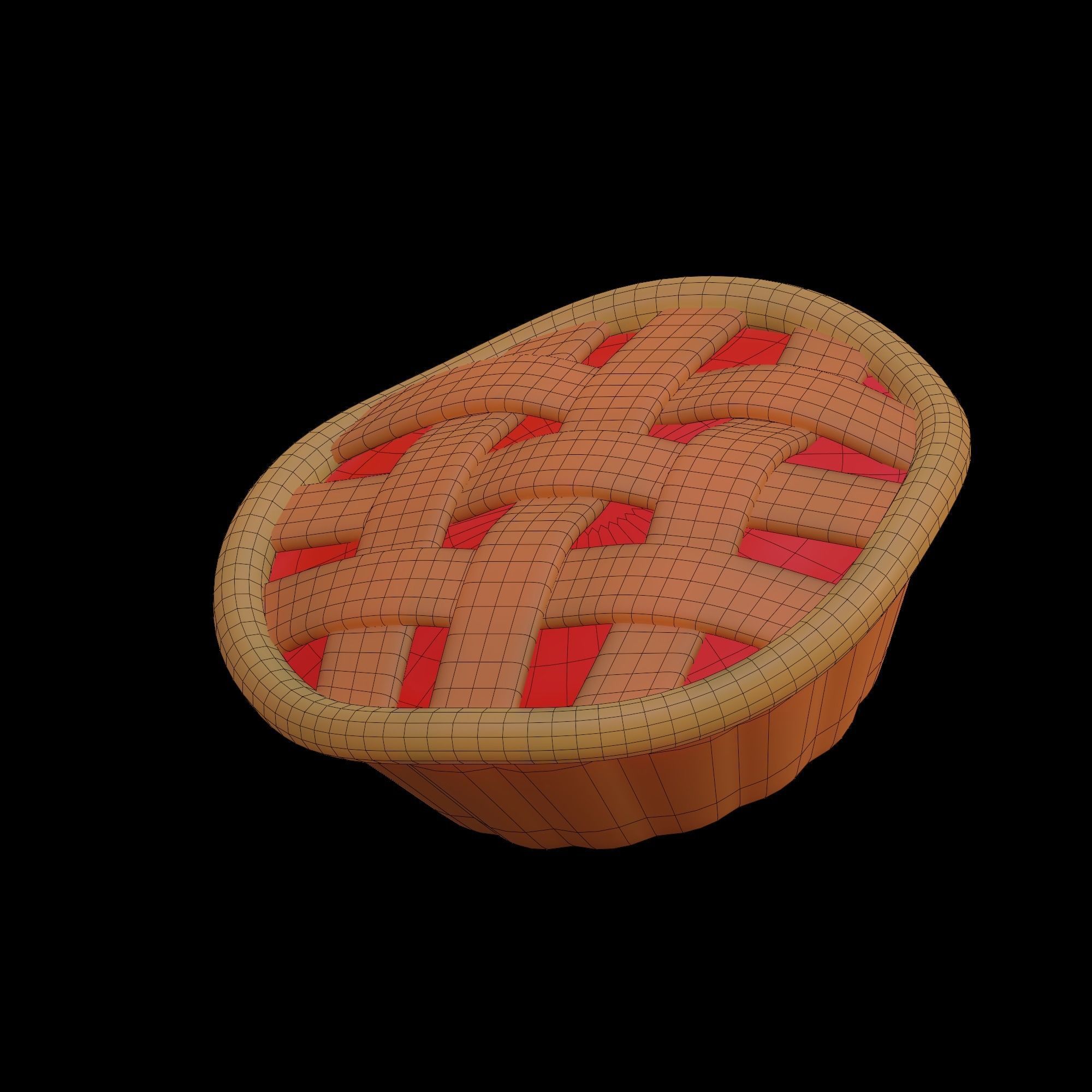 Apple Pie 3D model_13