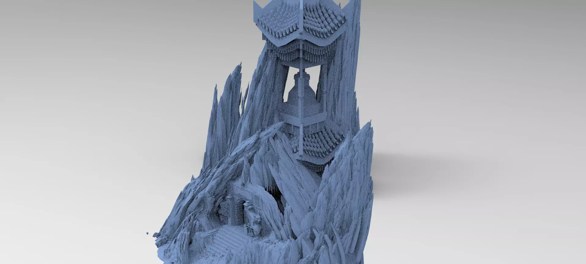 Shogun Temple Temple rocks 2 3D model_0