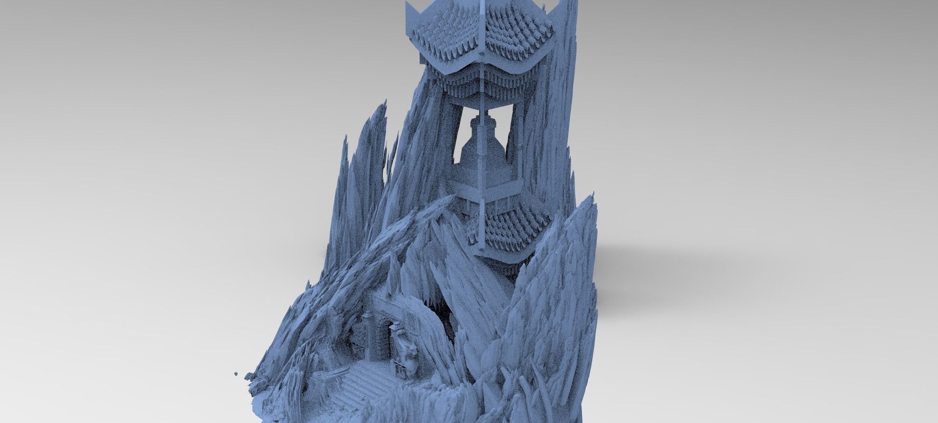 Shogun Temple Temple rocks 2 3D model_1