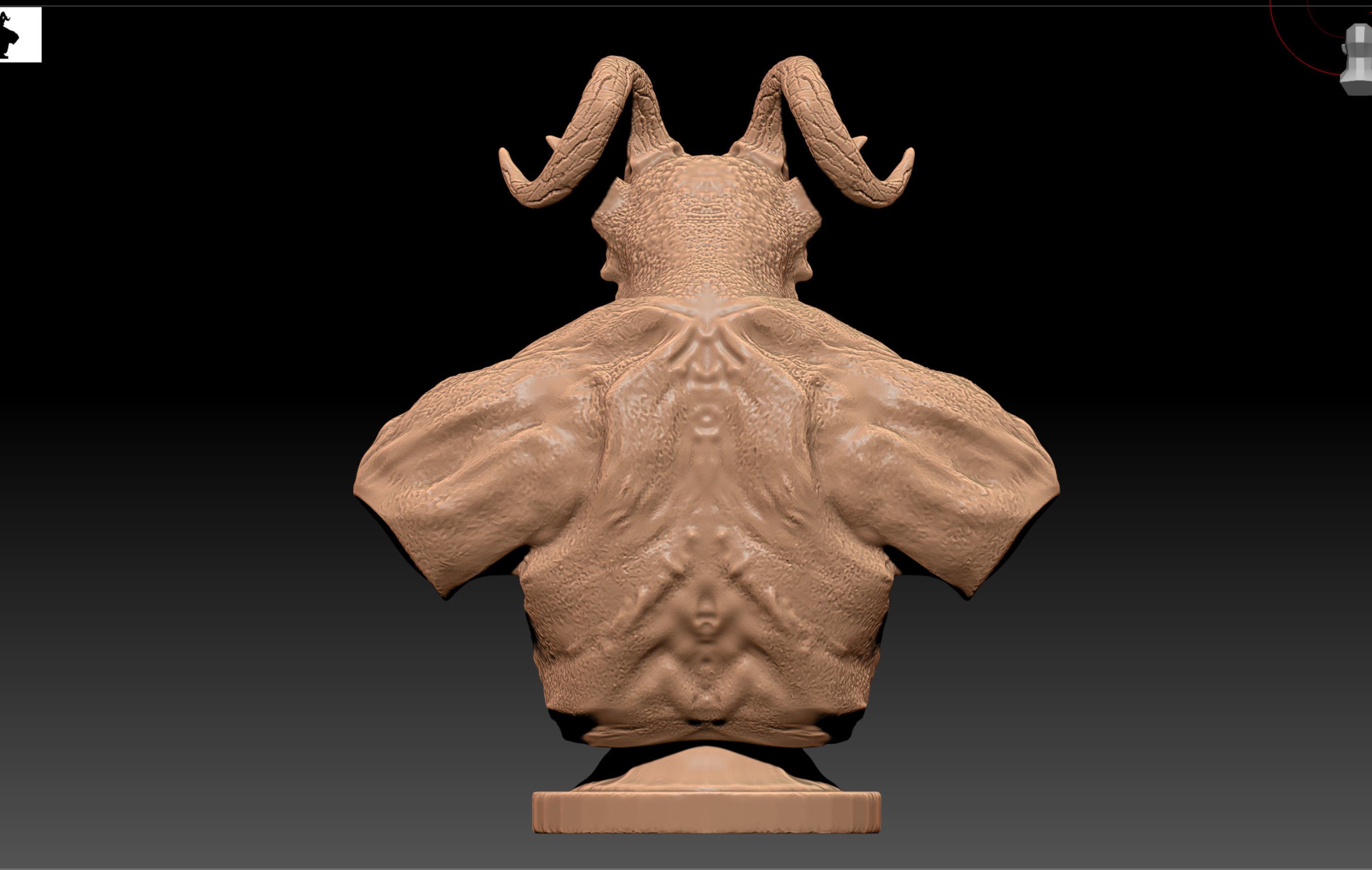 Blood Spawn bust Elder Scrolls Online 3D print model_5