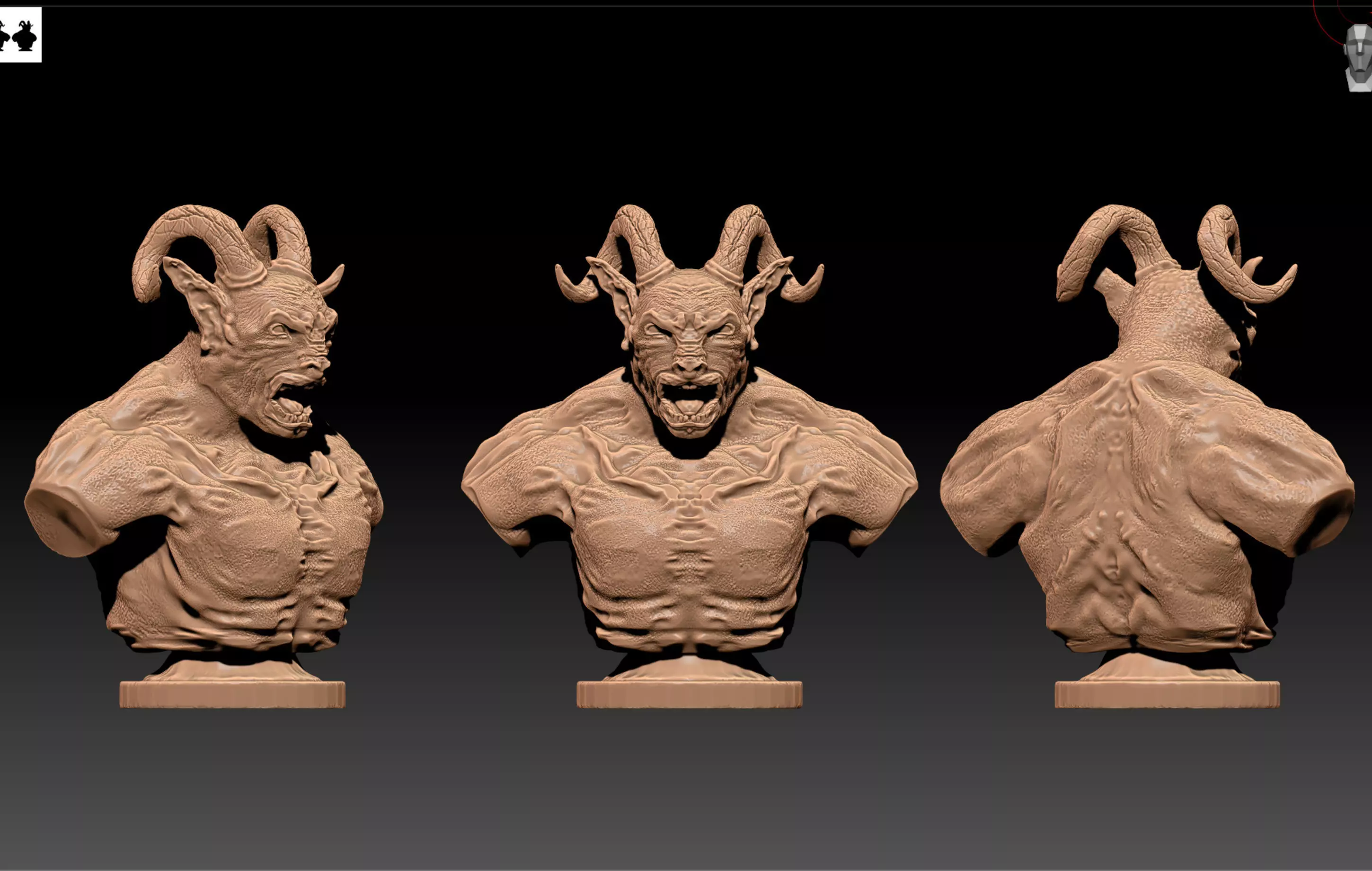 Blood Spawn bust Elder Scrolls Online 3D print model_0