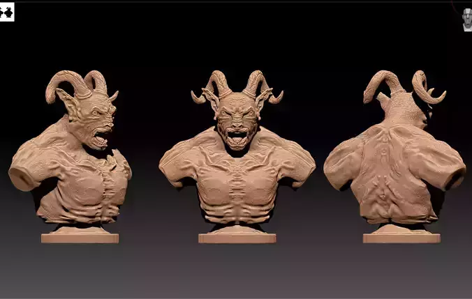 Blood Spawn bust Elder Scrolls Online 3D print model
