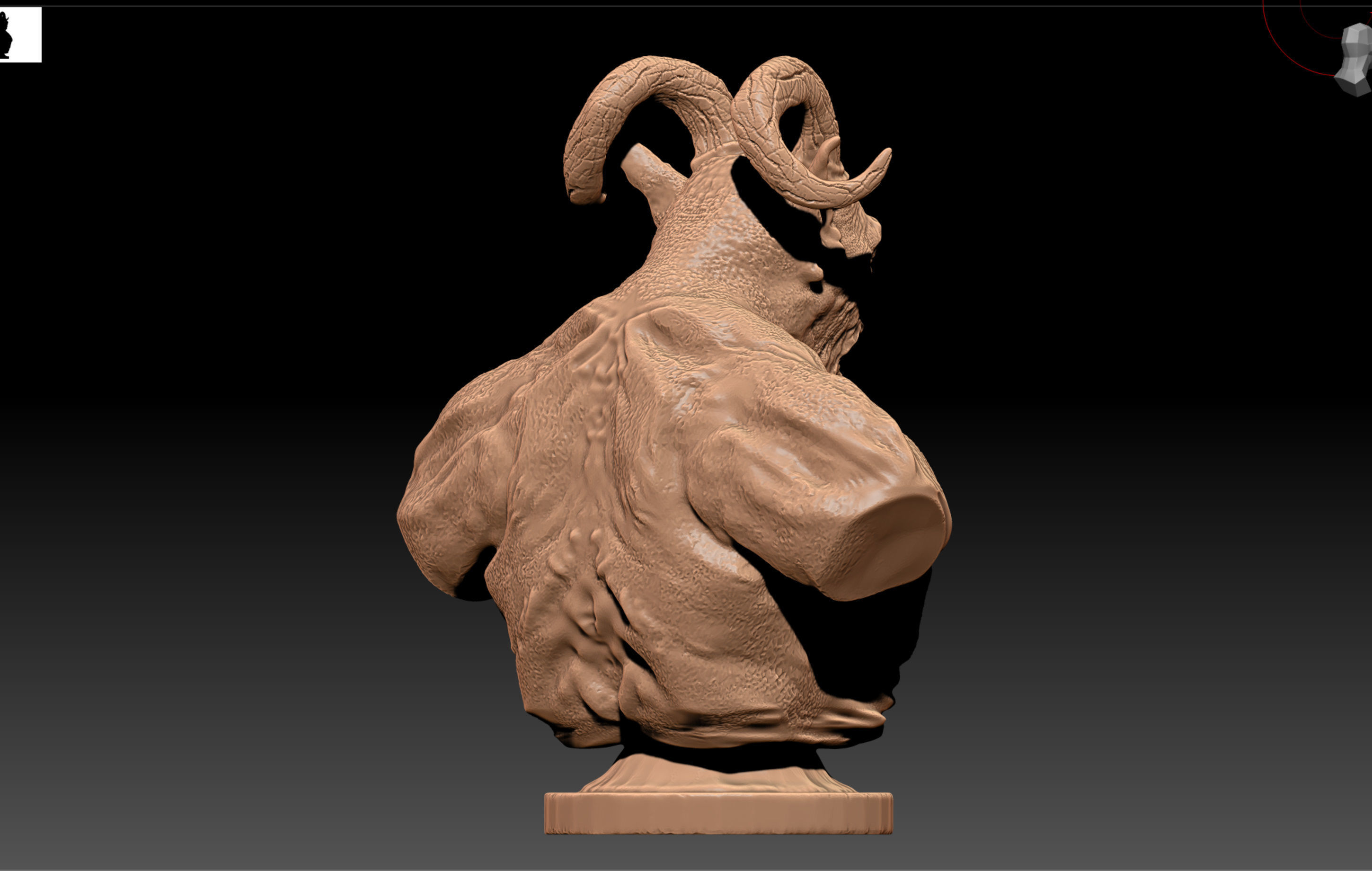Blood Spawn bust Elder Scrolls Online 3D print model_6