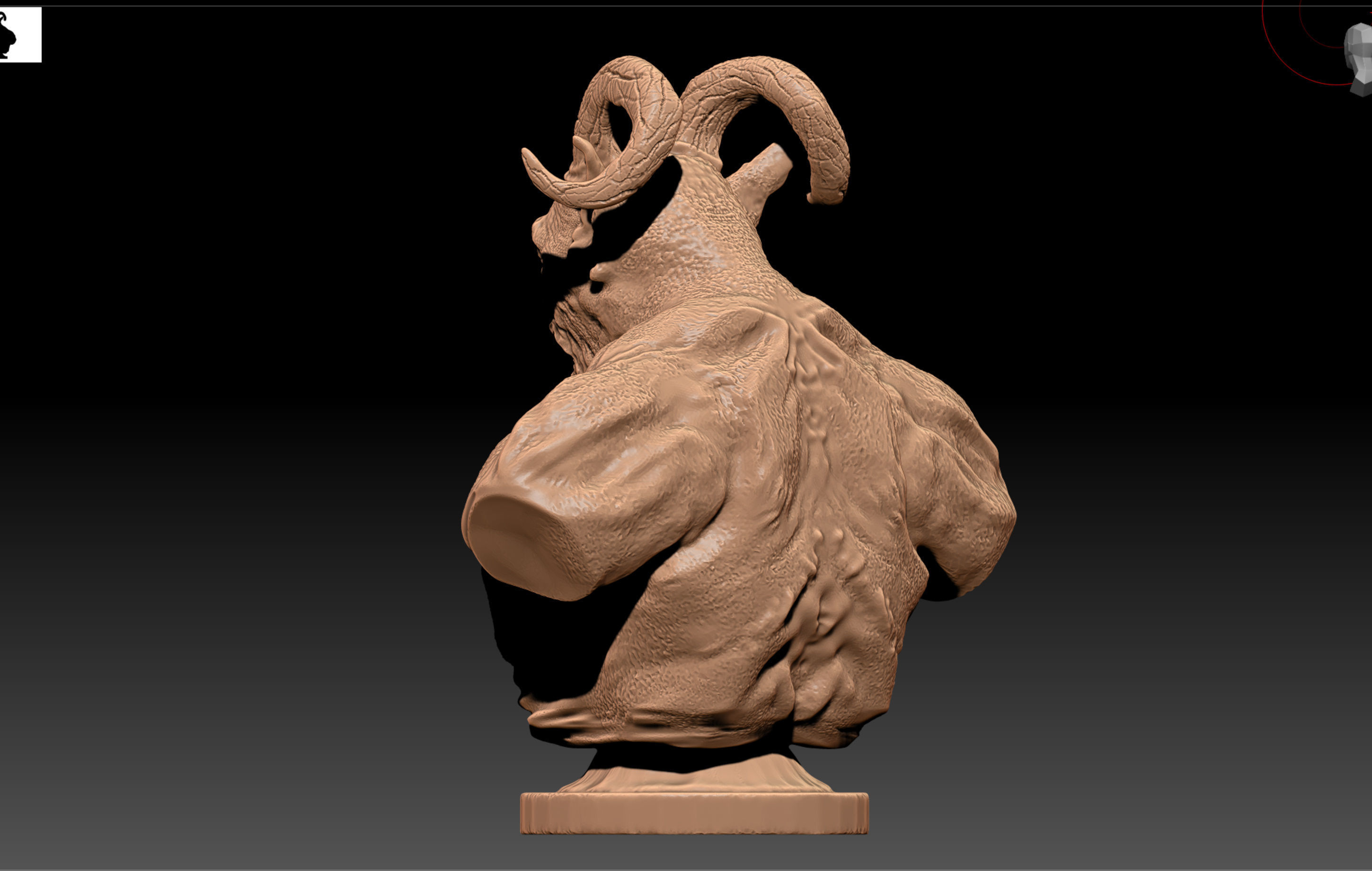Blood Spawn bust Elder Scrolls Online 3D print model_4