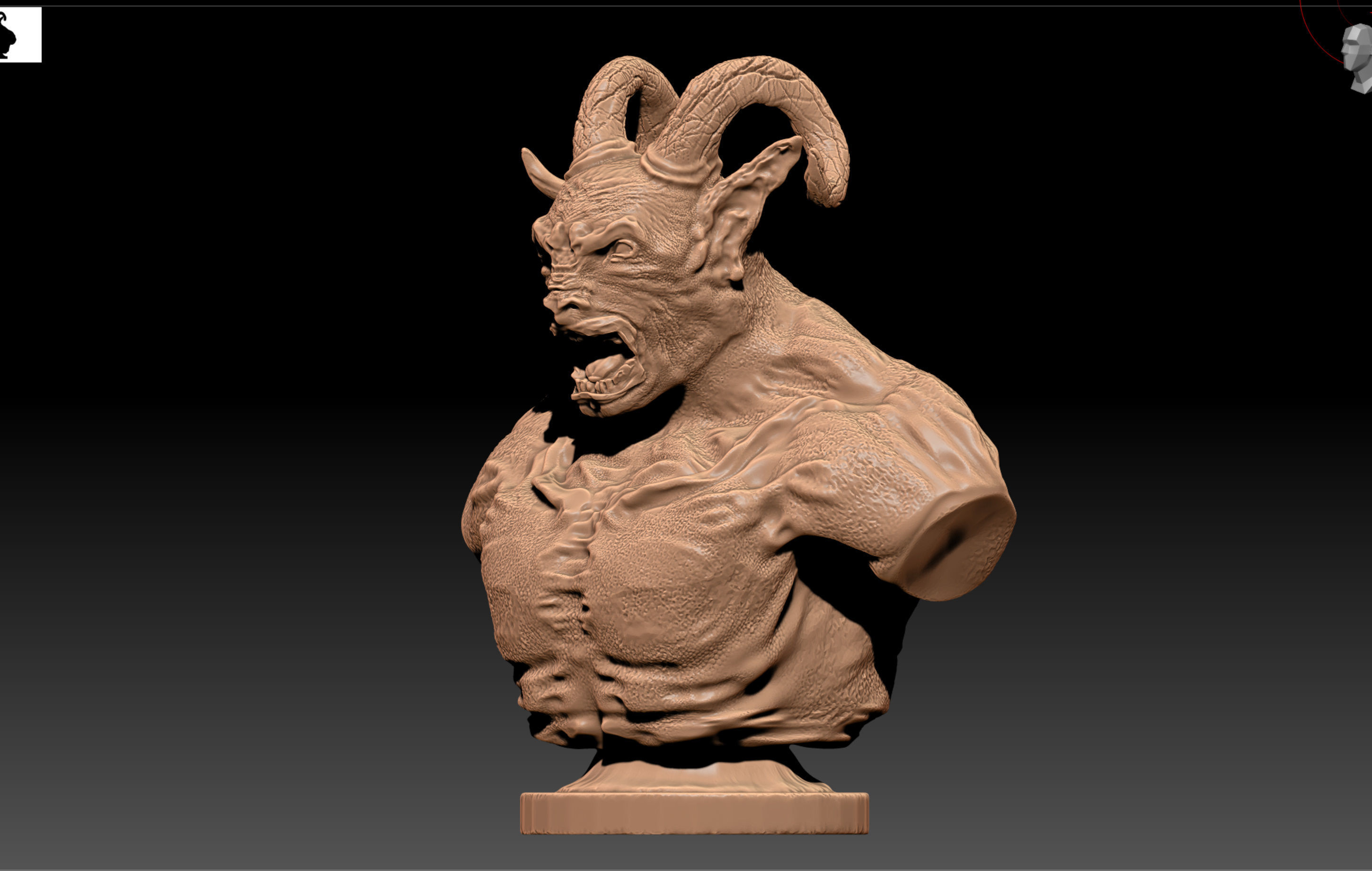 Blood Spawn bust Elder Scrolls Online 3D print model_2