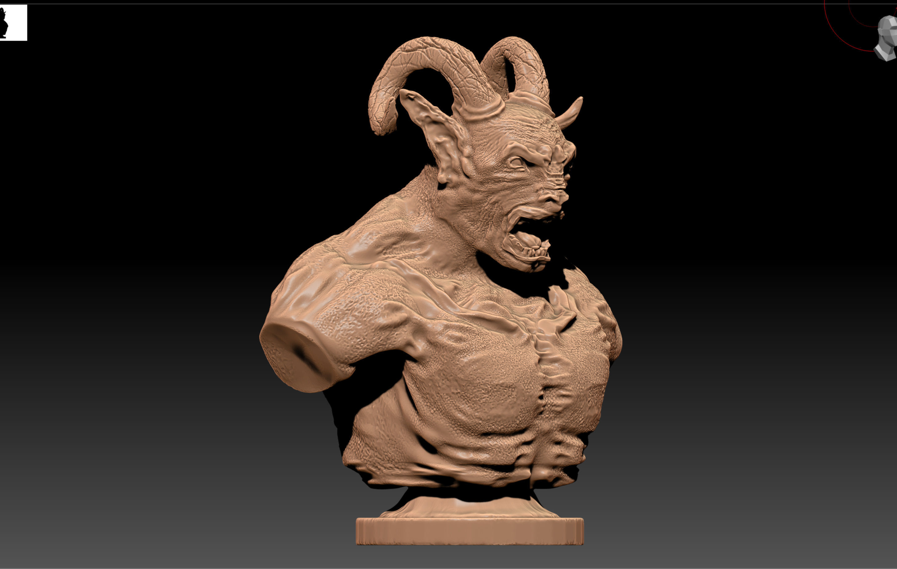 Blood Spawn bust Elder Scrolls Online 3D print model_8