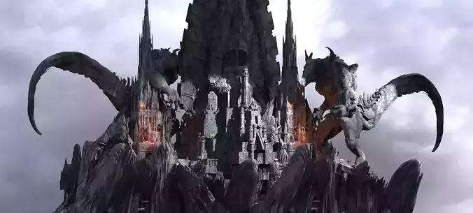 Dark Overlord Realms Fort Kit bash 2