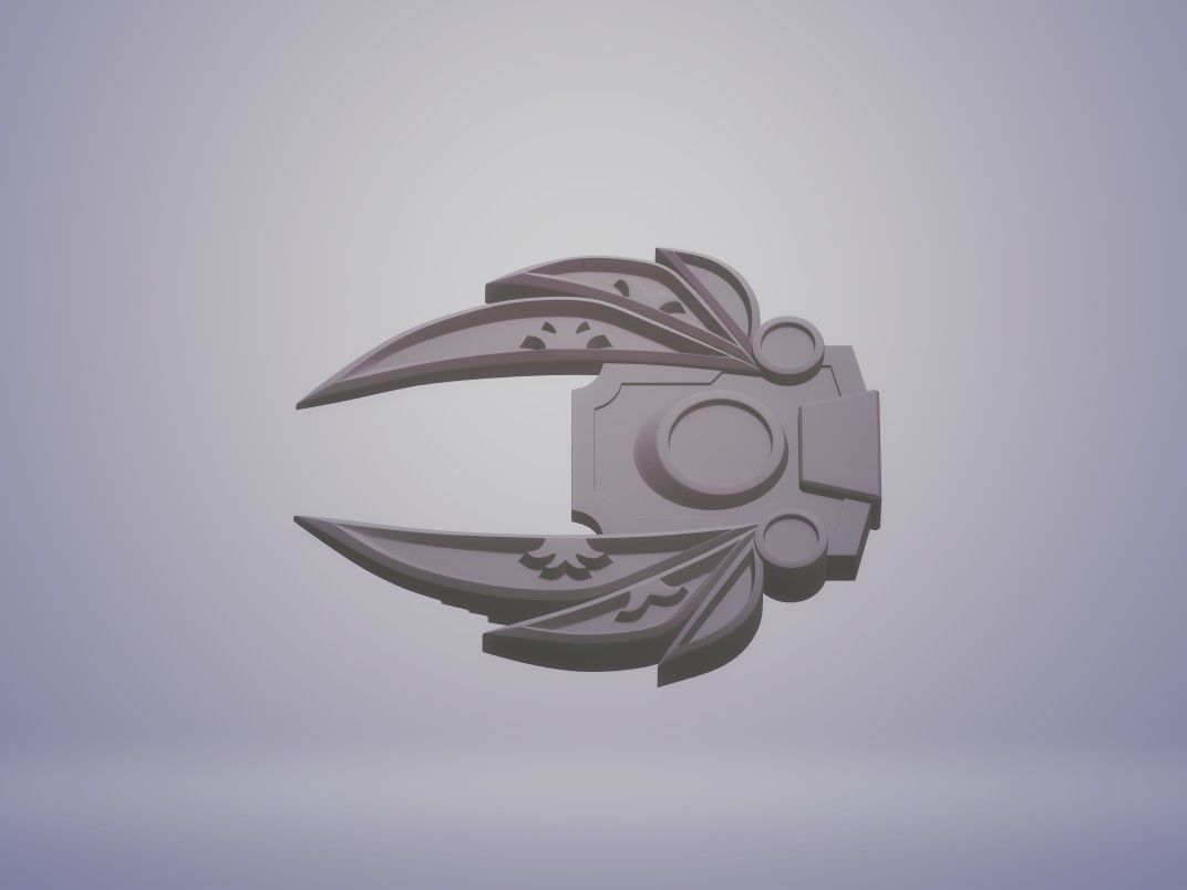 Red Power Sword 3D print model_3